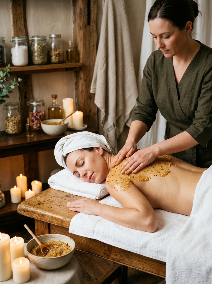 Blueberry & Yogurt Scrub Massage
